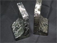 6.5" Tall Marble Book Ends