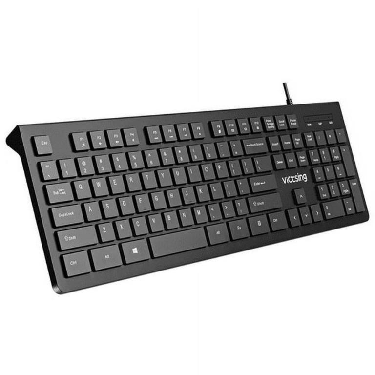 OF3110 VicTsing Wired Keyboard, Foldable Stand