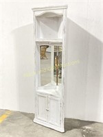 6 ft Shabby Chic Corner Cabinet