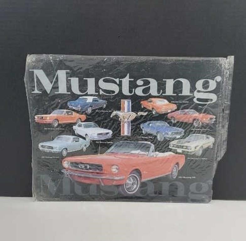 Mustang/Classic metal sign