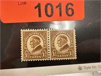 #553 MINT LH PAIR 1925 SC PAIR STAMP SET