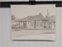 Chuckey Train Station Print