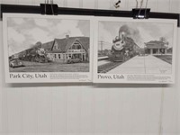 2 Jim Belmont Train Prints