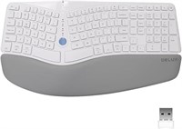 Delux Wireless Ergonomic Split Keyboard W/ Cushion