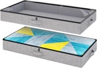 2-Pack Underbed Storage  4.5in Tall