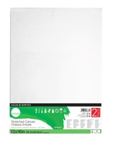 R2250  Daler-Rowney Simply Canvas, 12x16 Stretched
