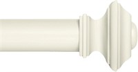 Ivilon Curtain Rod - 48-86 Inch  White