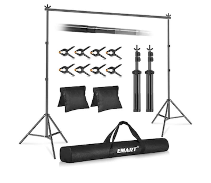Upgrade Emart Backdrop Stand with Wheels