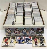 Four Row Box Of Mixed Hockey Base Cards