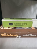 Sears electric knife and Kitchenmate 2 speed food