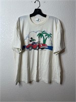 Vintage Mickey Mouse Driving Car Shirt 80s