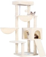 Large Cat Tree  Tower  Bed  53.1 Beige