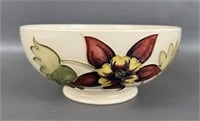 Vintage Moorcroft Pottery Columbine Flower Bowl