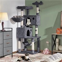 Cat Tree 65 Inches Tall, Cat Tower for Indoor