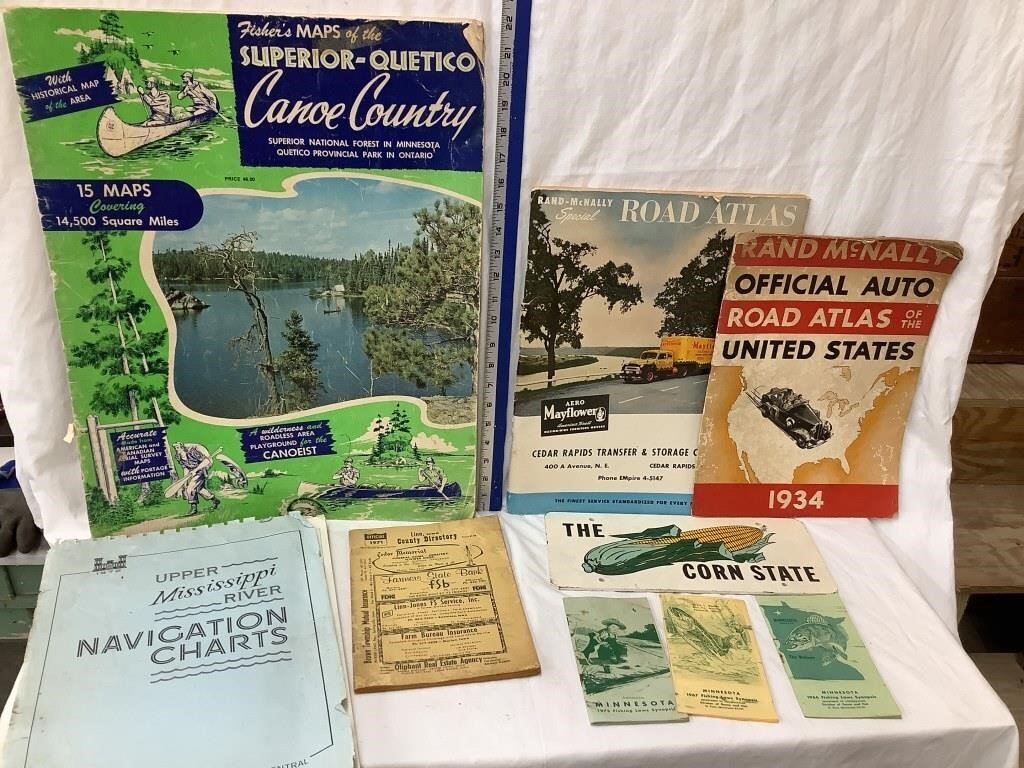 Vintage Atlases, Mississippi River Navigation