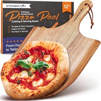 $34 Acacia Wood Pizza Peel 12 in