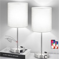 New $124 2pk Touch Control Table Lamps