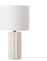 New Globe Electric 65922 20" Table Lamp, Ribbed