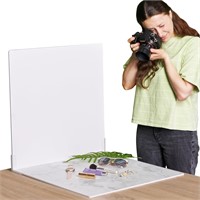 2 Pack Photo Backdrop - Marble & White, Large