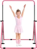 PUPZO Gymnastics Bar, Adjustable, Kids, Pink