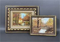 Two Small Framed Oil Paintings