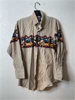 Vintage Brooks Dunn Panhandle Slim Button Up Shirt