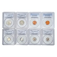 1976-1982 Varied Modern US Coinage [8 Coins] PCGS