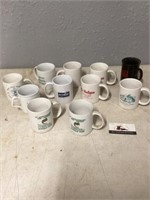 Advertising coffee cups