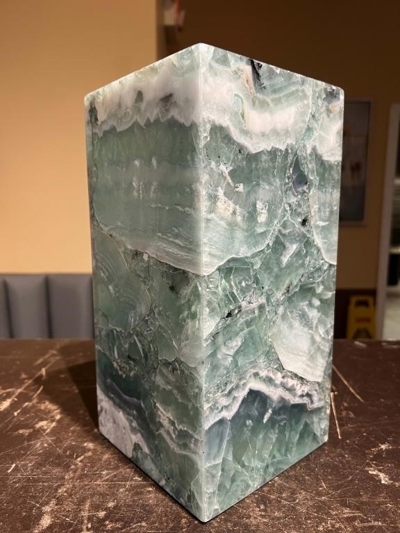 One of a Kind Flourite Lamp