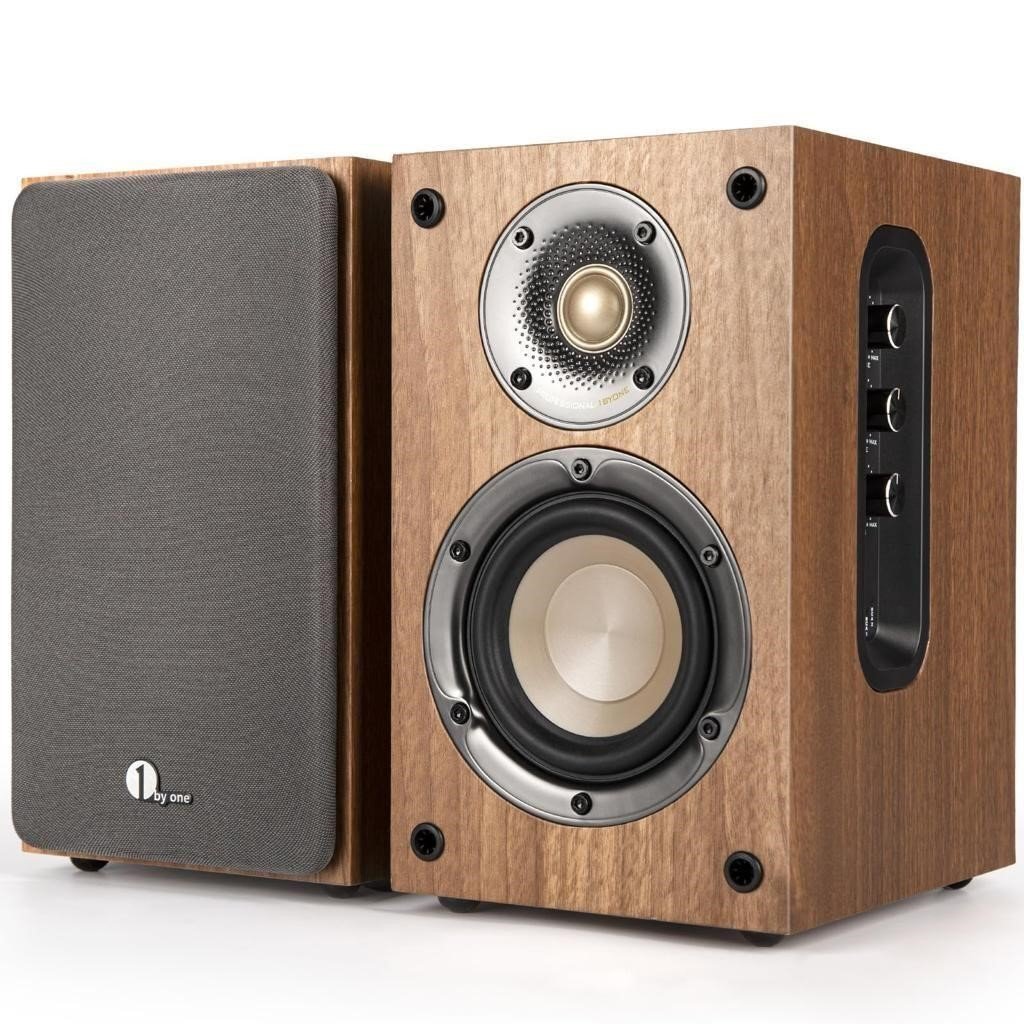 1 by ONE Bluetooth Bookshelf Speakers, Active 2