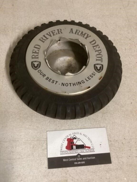 Red river Army Depot ashtray