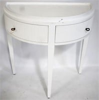 Wildwood Cottage demilune console