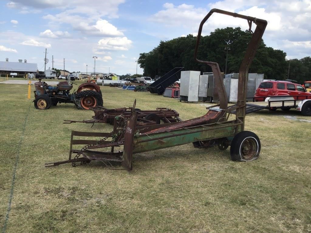 Hay Pick Up Trailer- OFF ROAD USE ONLY