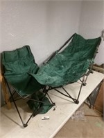 Foldable lawn chair and recliner lounge