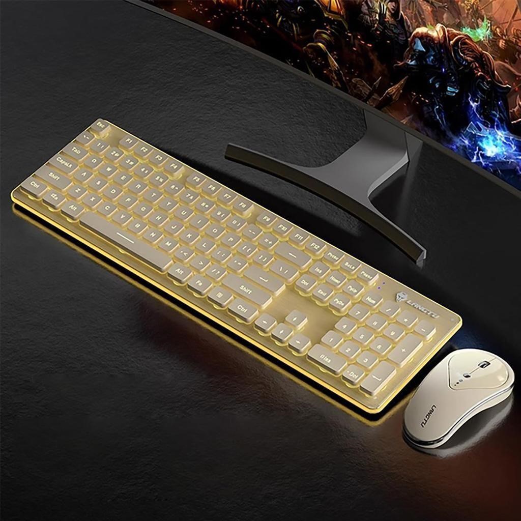 Wireless Keyboard and Mouse Combo, Rechargeable