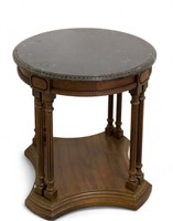 Antique Style Marble Composite Top Table