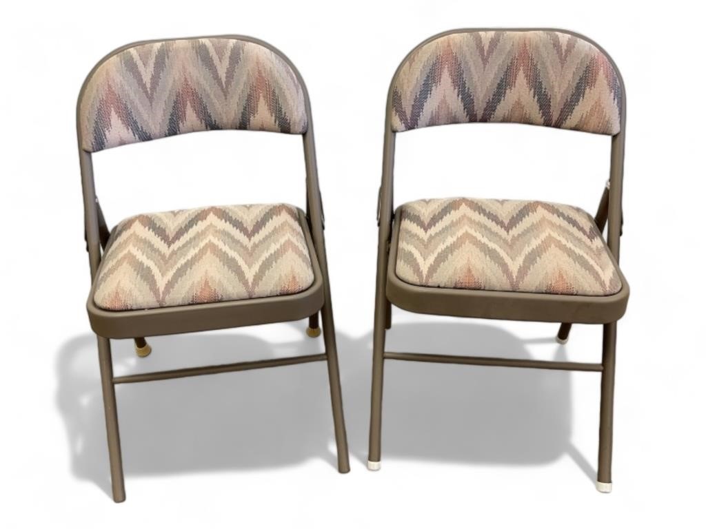 2 New Condition Party Folding Chairs