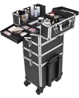 New VIVOHOME 4 in 1 Makeup Rolling Train Case