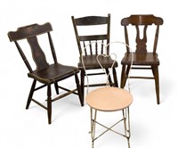 Group of Four Antique Chairs