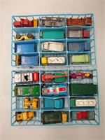Group vintage Matchbox diecast toy cars - used