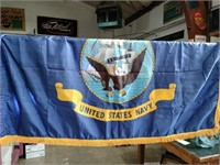 United States Navy flag yellow Fringe 5x3