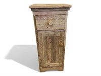 Rustic Wooden Side Cabinet