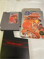 Double dribble NES game with Box