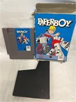 Paperboy NES game with Box