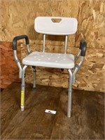 Shower chair 21 a crossed 16 deep proximately 30