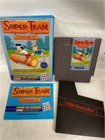 NES super team game with Box