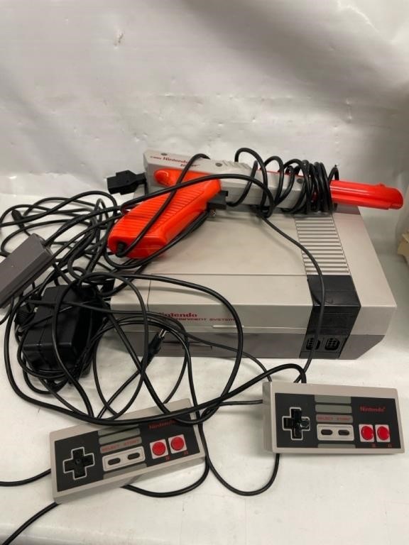 Original Nintendo NES Console Zapper Controller lo
