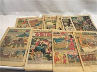 Comic book lot missing covers Archie Thor