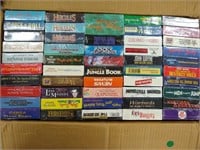 Group approx 50 sealed VHS tapes movies shows etc