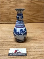 Handpainted pottery vase